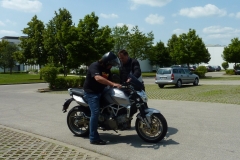 Motorrad Testfahrt Juli 2013